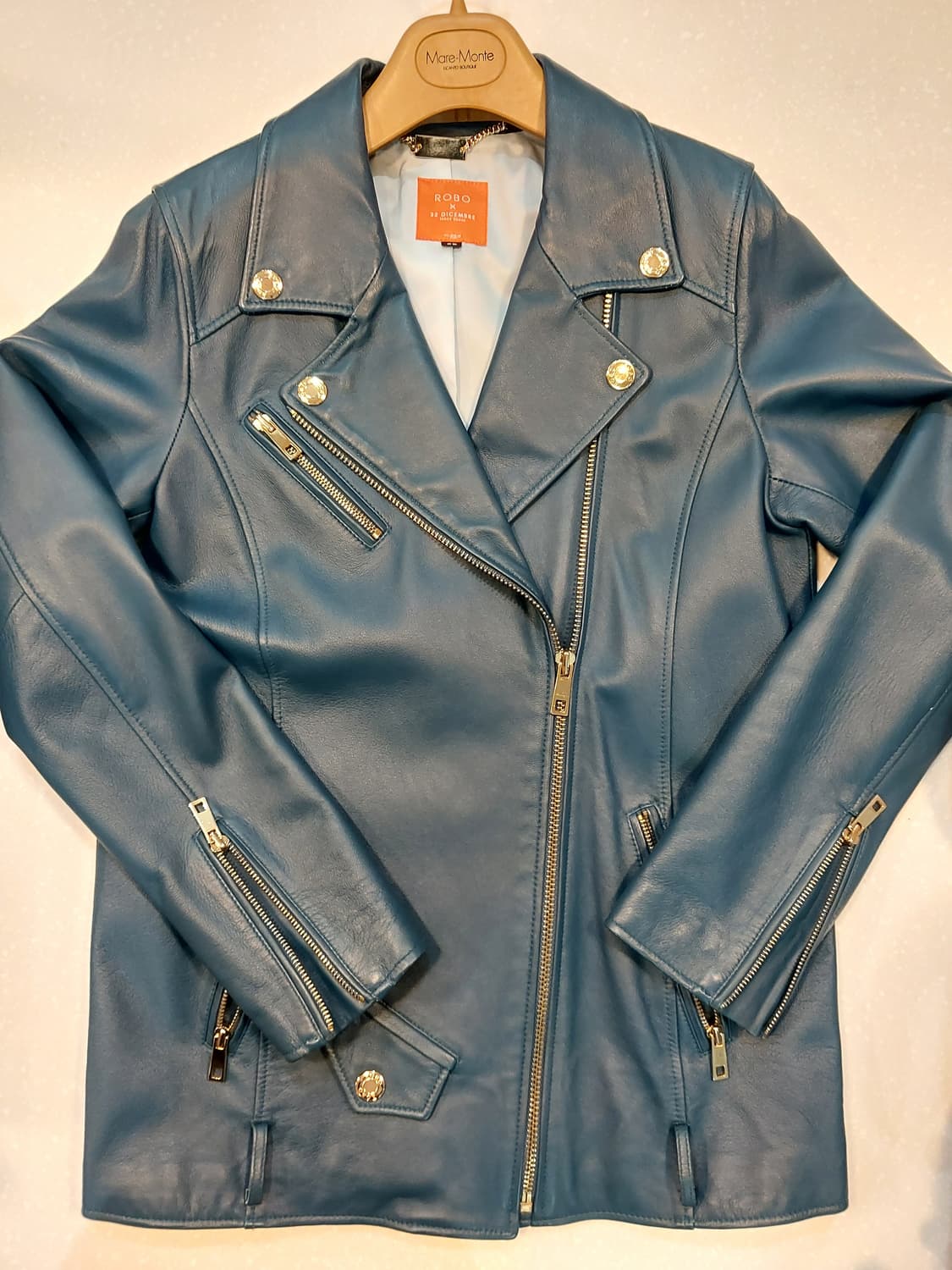 ROBO X 32DICEMBRE 양가죽 라이더자켓 55사이즈  상품이미지1