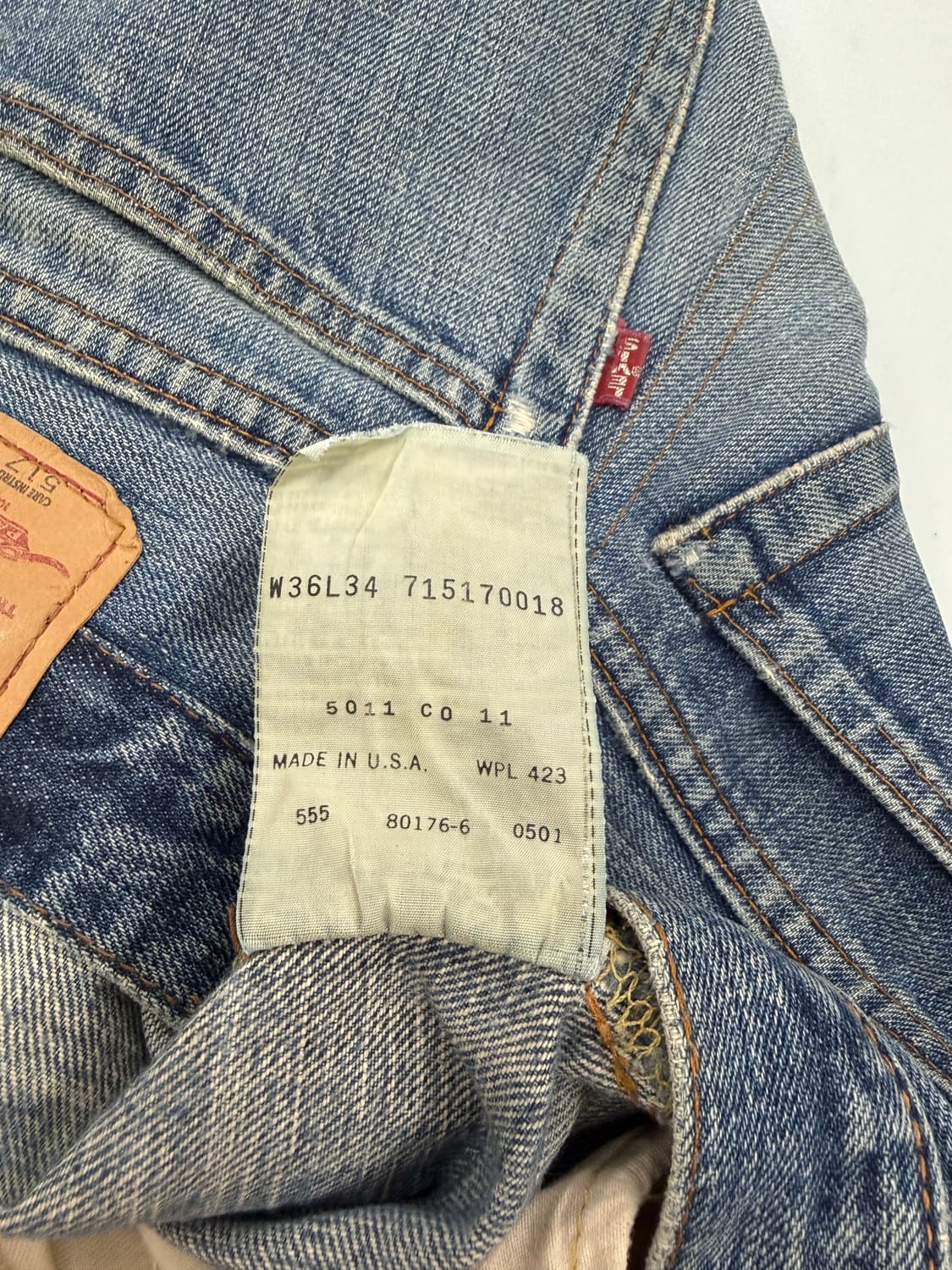 Levi's USA 리바이스 517 커스텀 리메이크 데님 스커트 상품이미지6