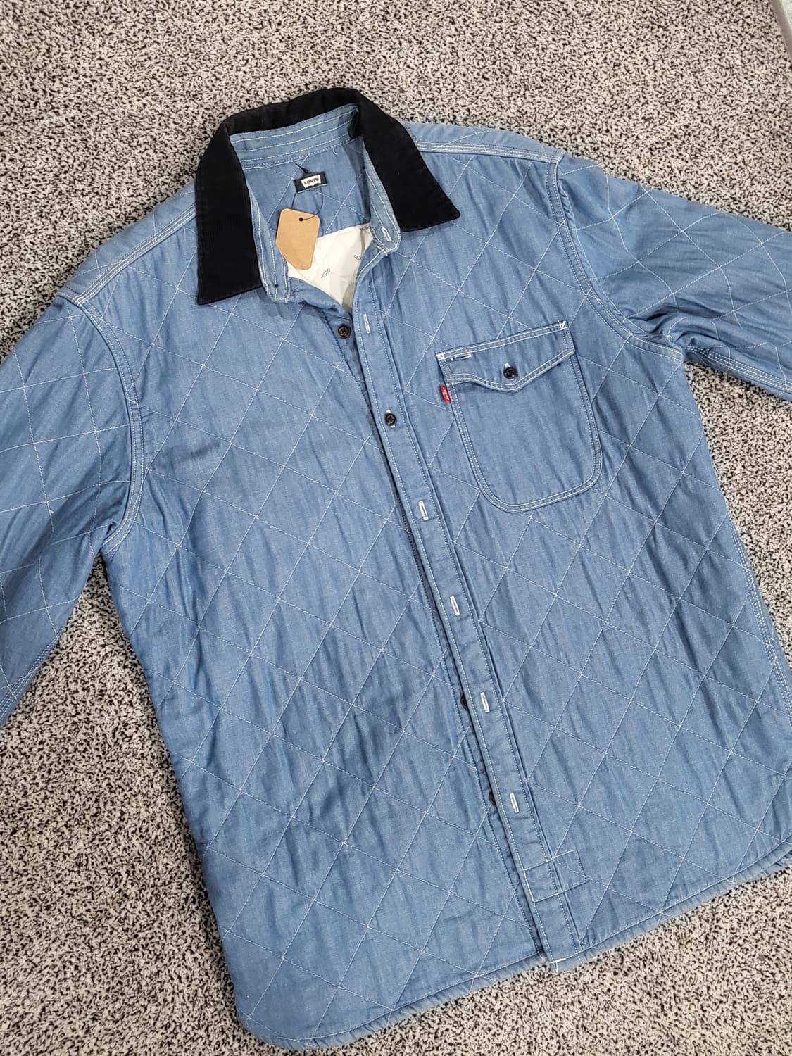 Levi’s 데님 퀼팅 셔츠 자켓 상품이미지2
