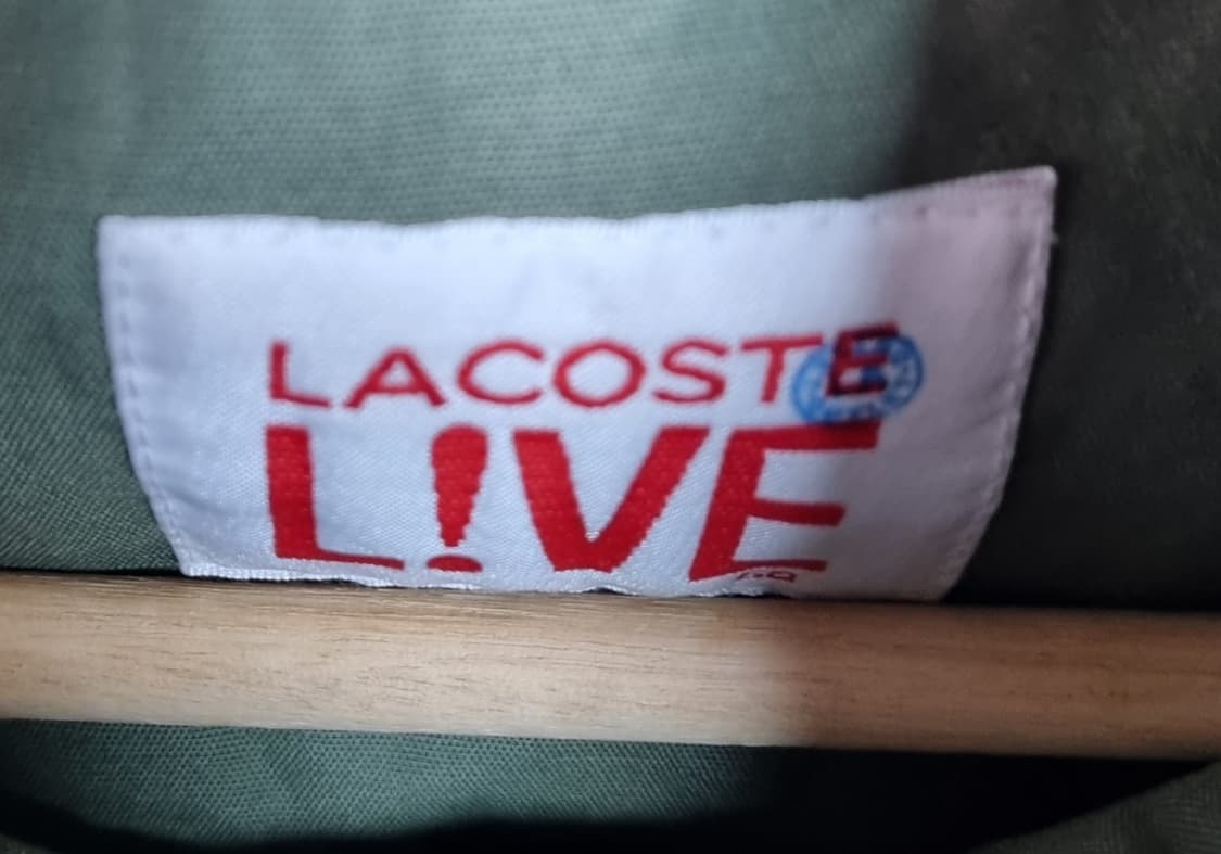 L (100) 라코스테 카키 덕다운 오리털패딩 상품이미지3