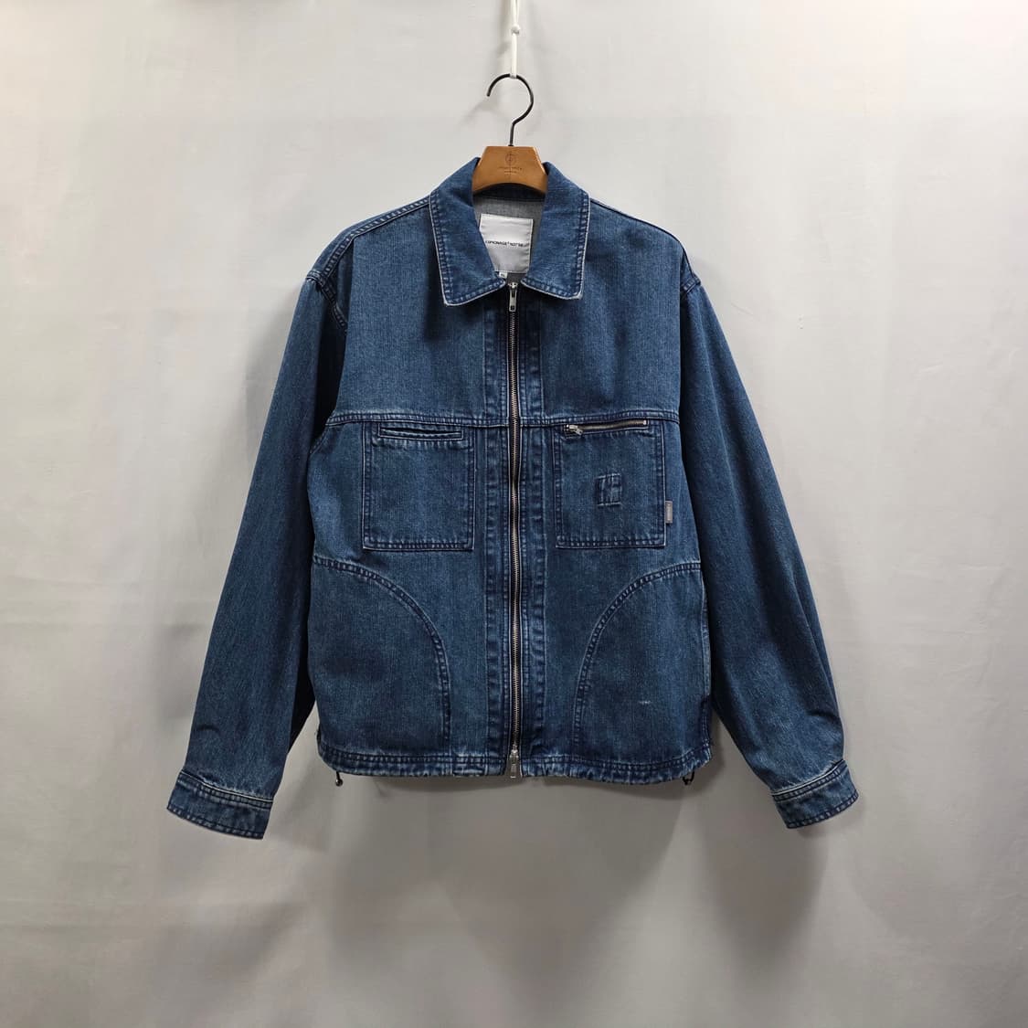 0776 에스피오나지 ESPIONAGE 데님 집업 자켓 / XL 상품이미지1