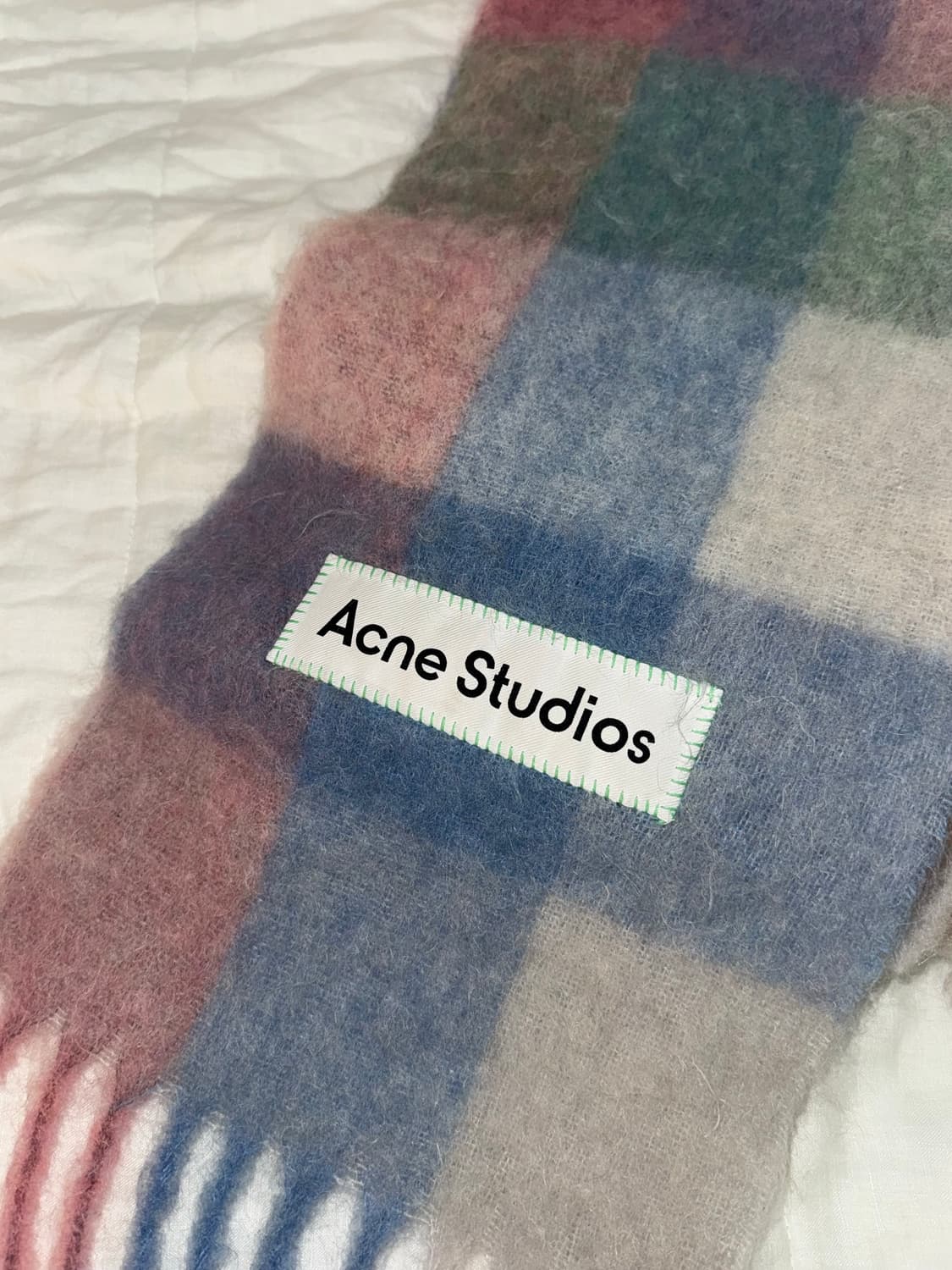 아크네스튜디오 모헤어 머플러 핑크 상품이미지2