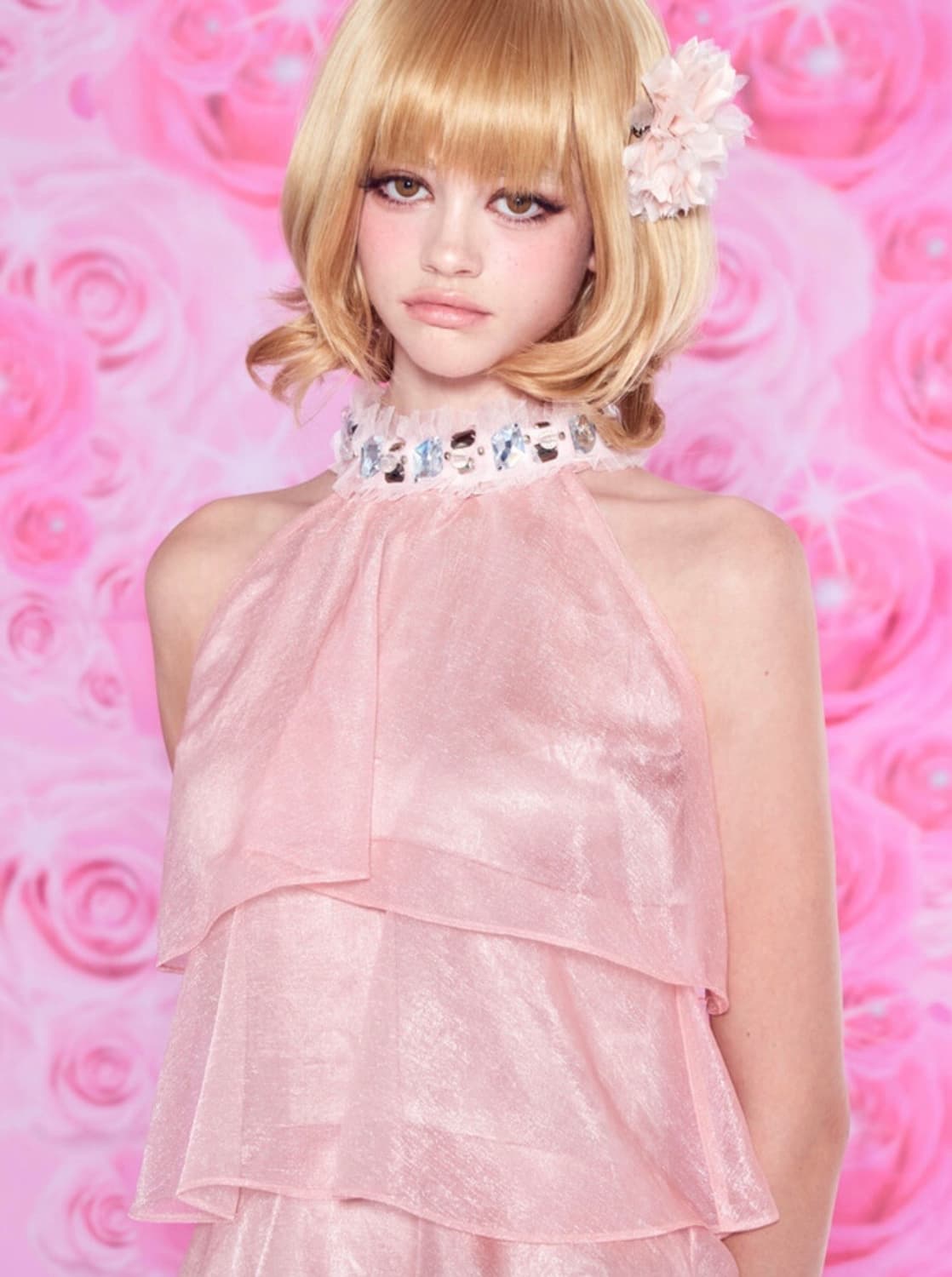 베이비메탈클럽 블러쉬 돌 블라우스Blush doll blouse 상품이미지1