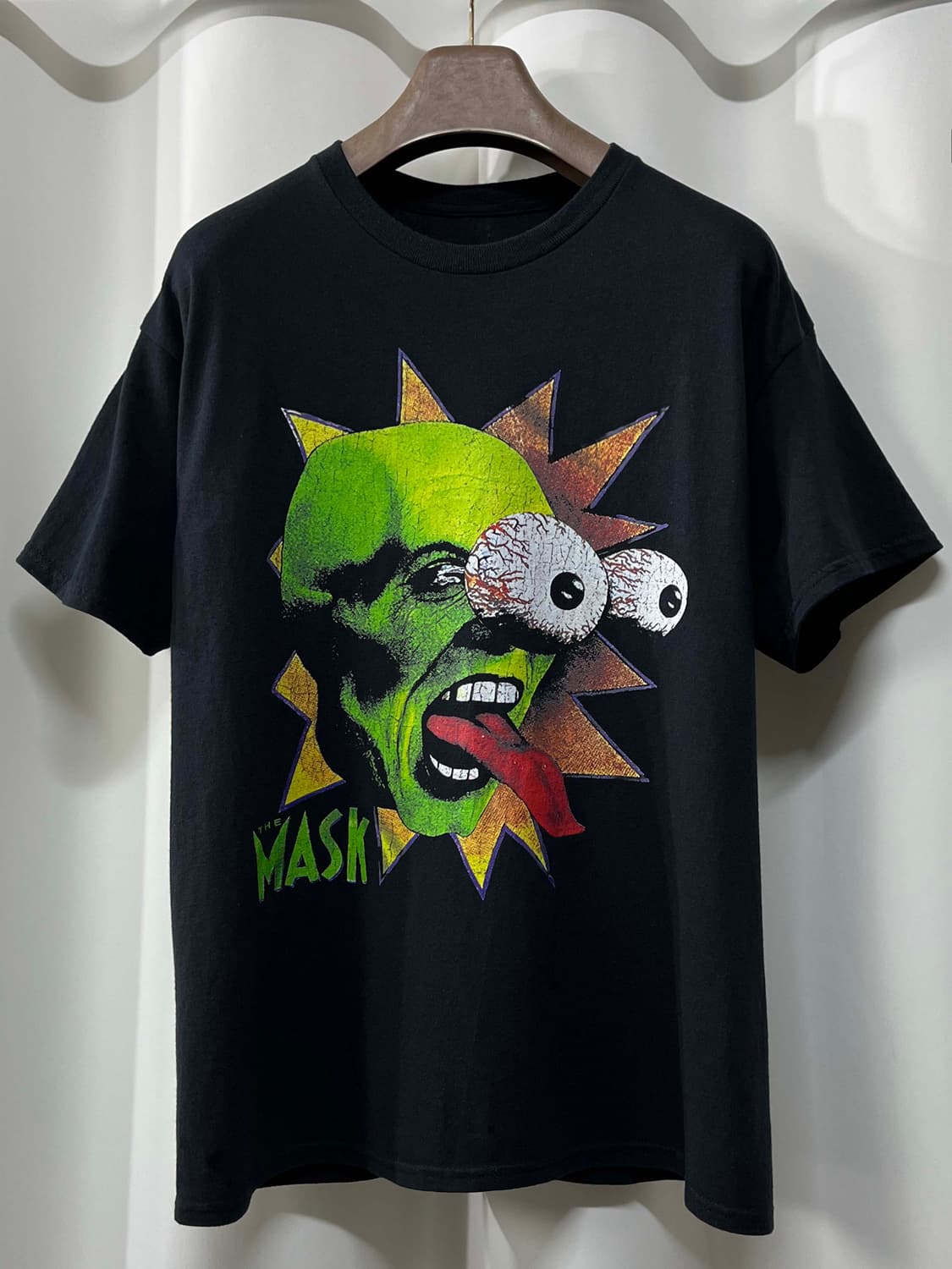 The Mask 마스크 그래픽 부틀렉 영화 무비 반팔 티셔츠 상품이미지1