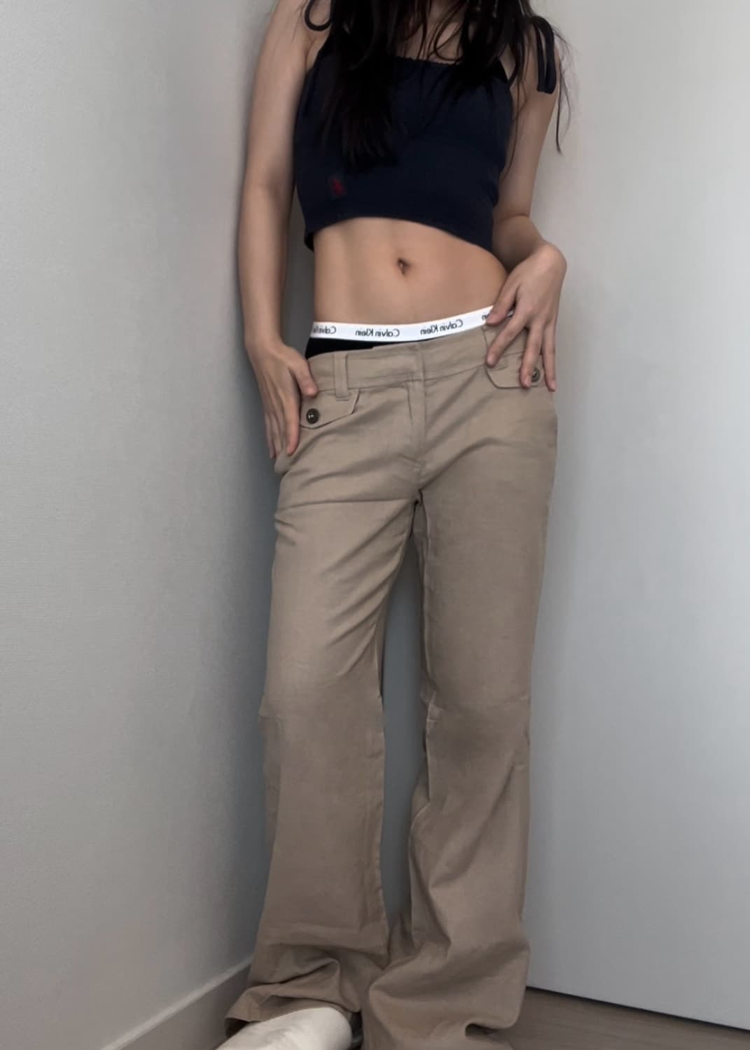 POLO recycle navy tube top 상품이미지3