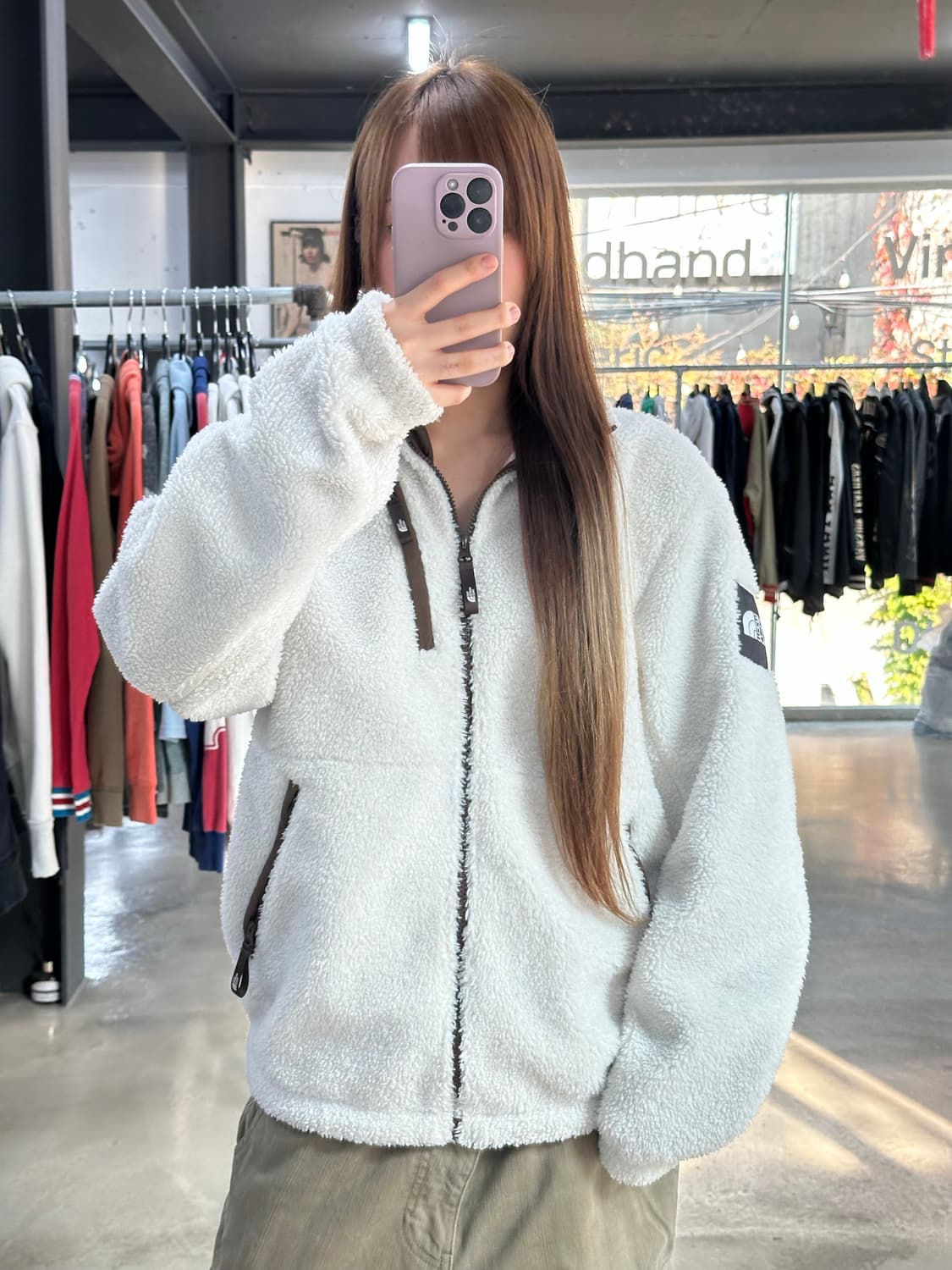 노스페이스 화이트라벨 화이트초코 리모 플리스자켓 상품이미지3