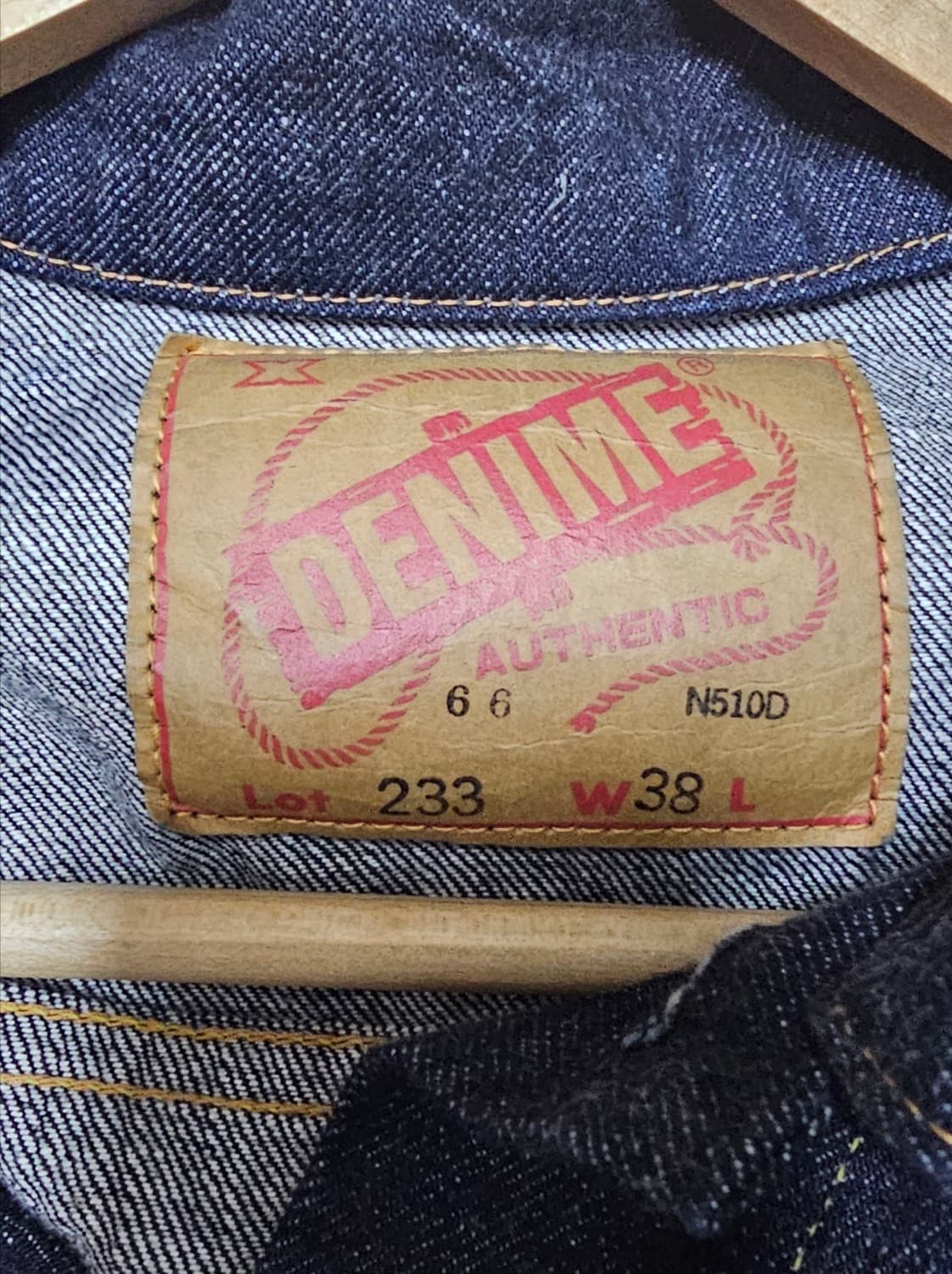 드님 3세대 자켓 [DENIME LOT-233 '3RD TYPE'] 38 상품이미지5