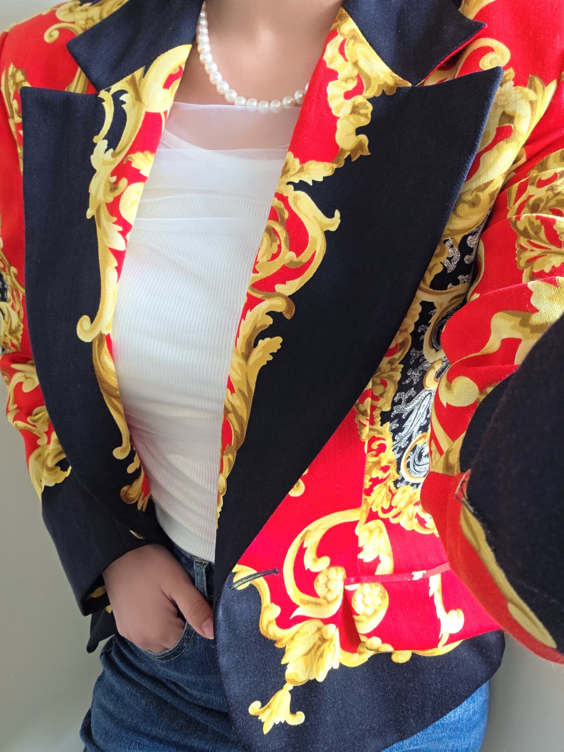 새상품) 알베르타 페레티 이태리제 바로크 울 자켓 (리테일 150만) 상품이미지3