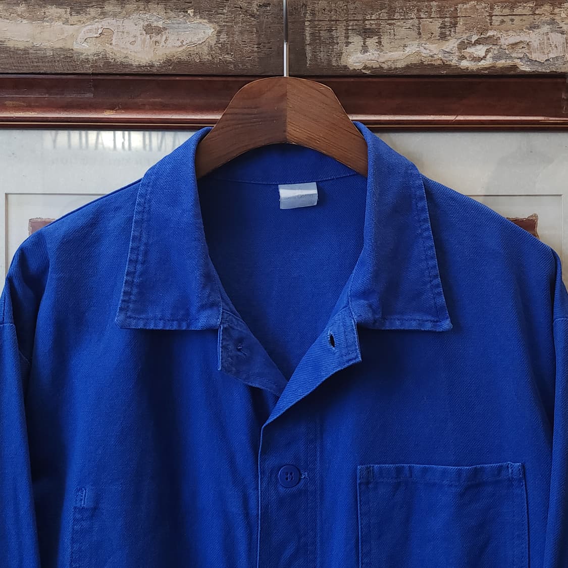 70s 프렌치 워크자켓 프렌치자켓 블루 54 상품이미지4