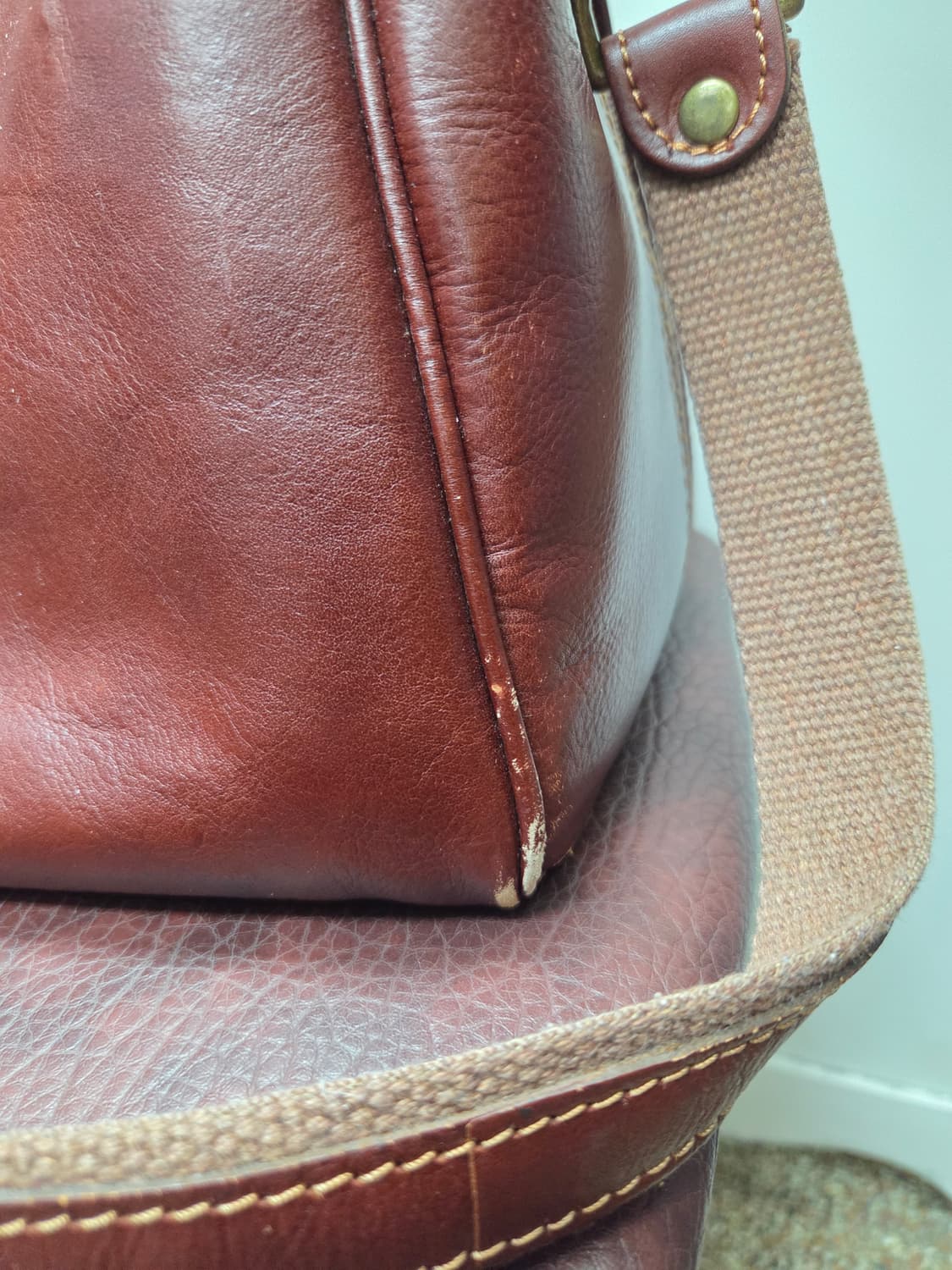 조르지오 1966 피렌체 소가죽 보스턴백 상품이미지5