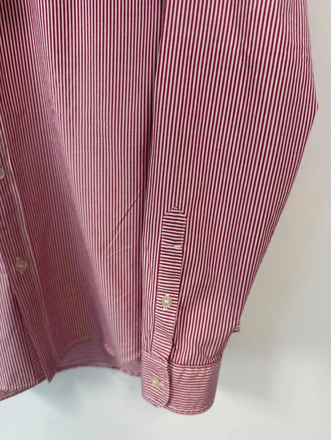 BURBERRY BRIT 버버리 브릿 레드 스트라이프 셔츠 L 상품이미지5