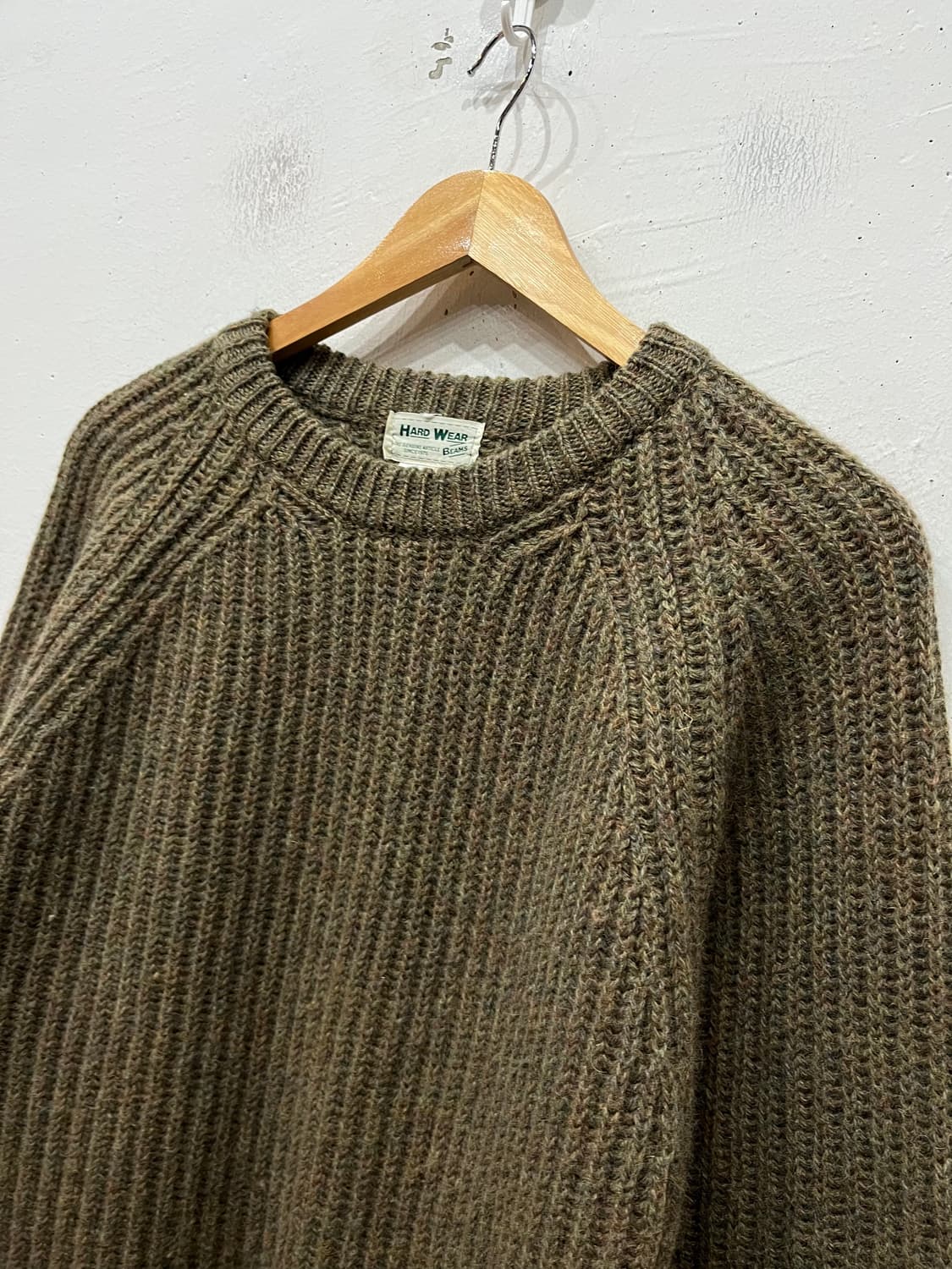 빔즈 하드웨어 퓨어울 니트 스웨터 Made in HK 상품이미지3