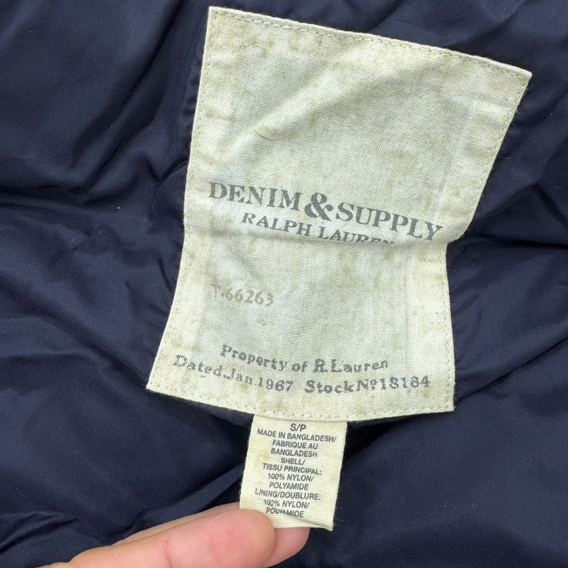 여성용 S 폴로 랄프로렌 데님앤서플라이 덕다운 더플 패딩 베스트 자켓  상품이미지5