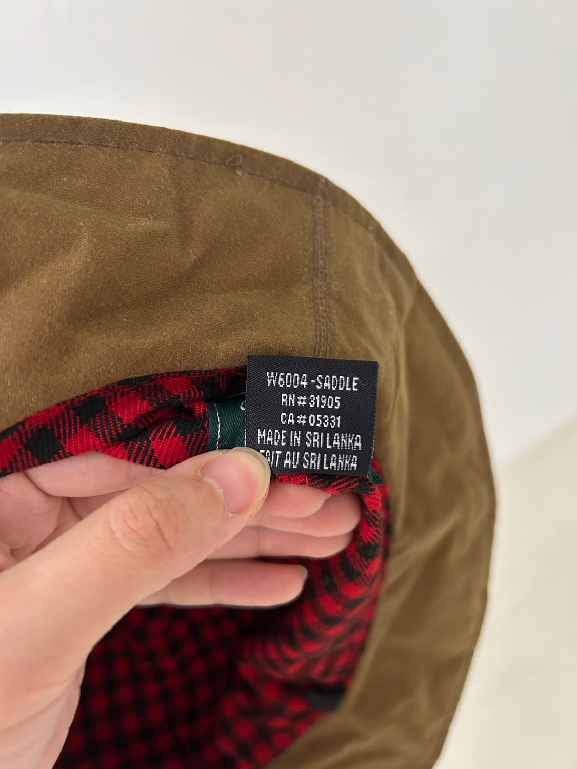 Woolrich waxed cotton saddle hat  상품이미지8