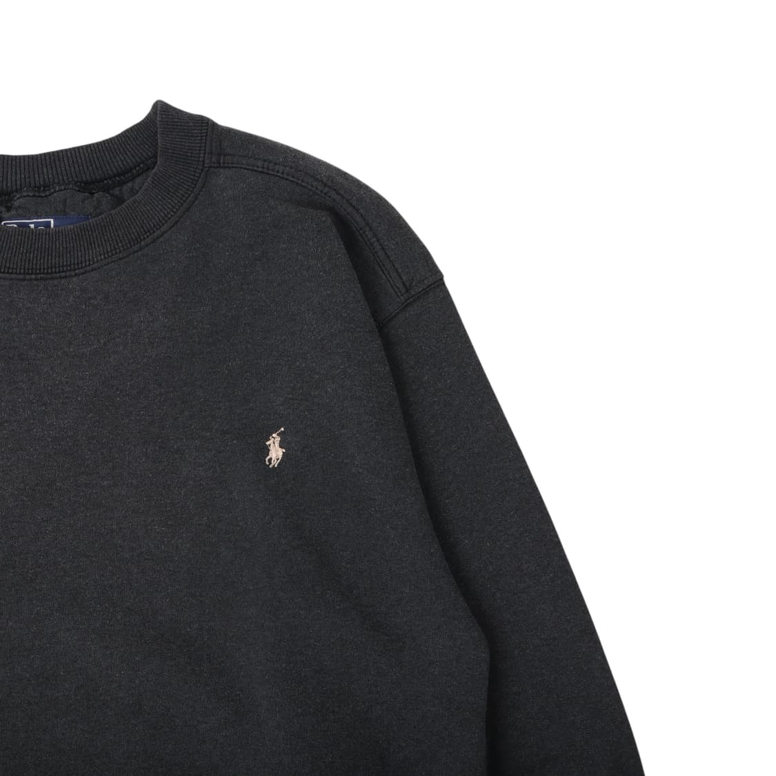 폴로 랄프로렌 빈티지 챠콜 코튼 스웻셔츠 상품이미지3