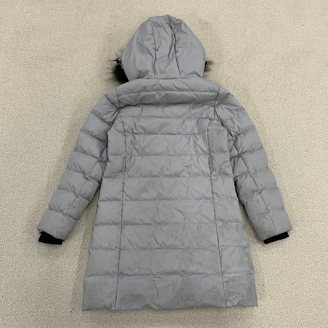 [90] 닥스 여성 다운 너구리털 후드 롱패딩 자켓 0120M1 상품이미지4