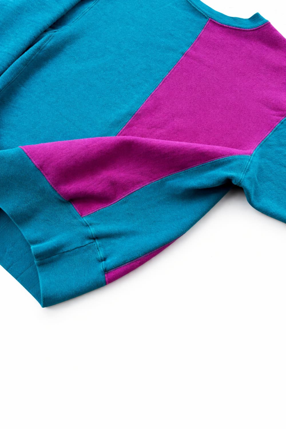 Rare 90s 챔피온 컬러 블럭 리버스위브 스웻셔츠 L 상품이미지6