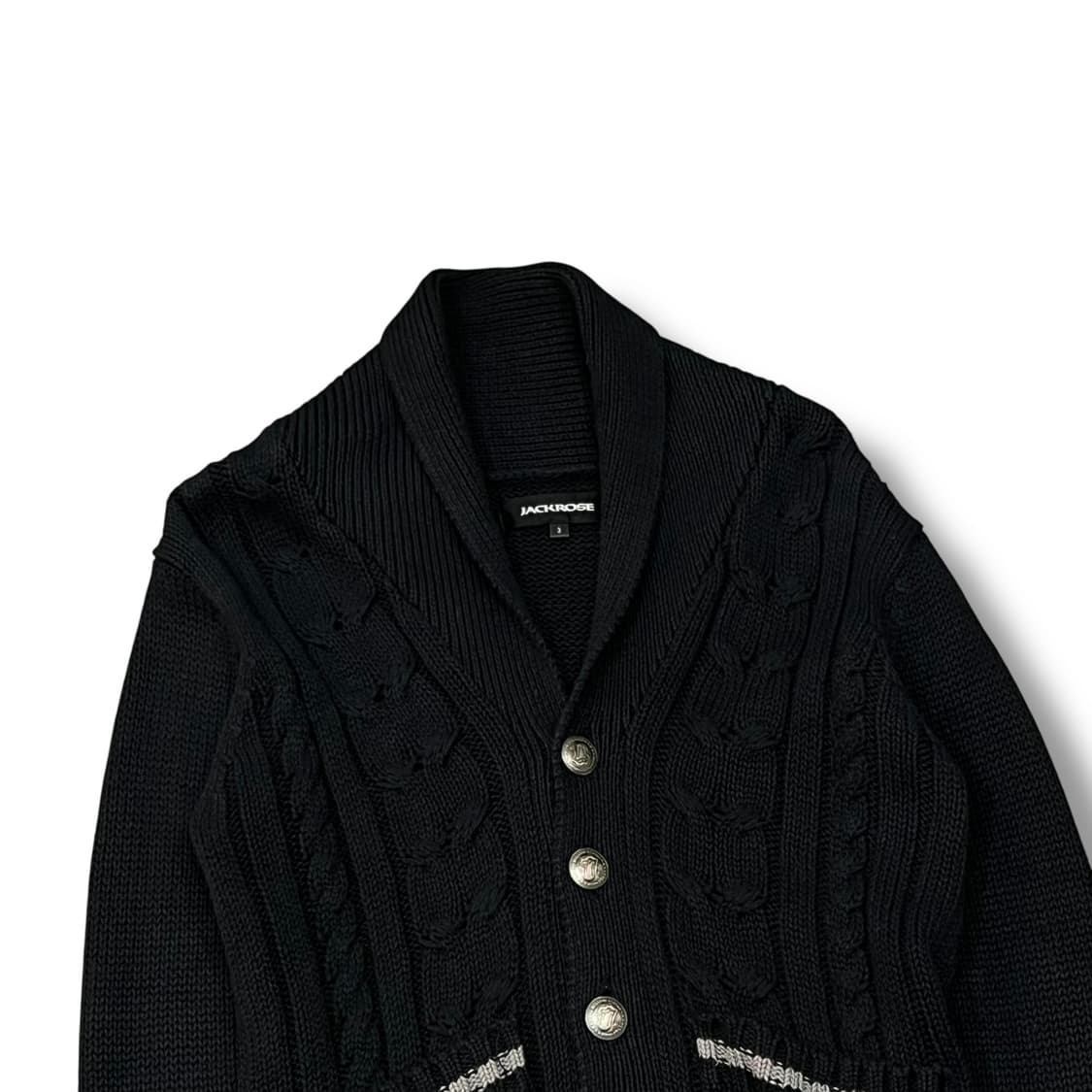  잭로즈 롤링스톤즈 버튼 가디건 y14209 상품이미지4