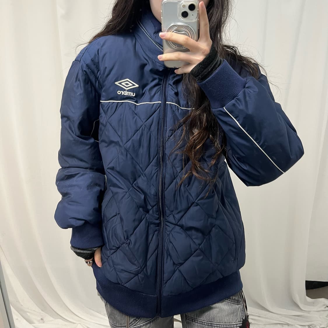 Umbro Navy Jumper 상품이미지3
