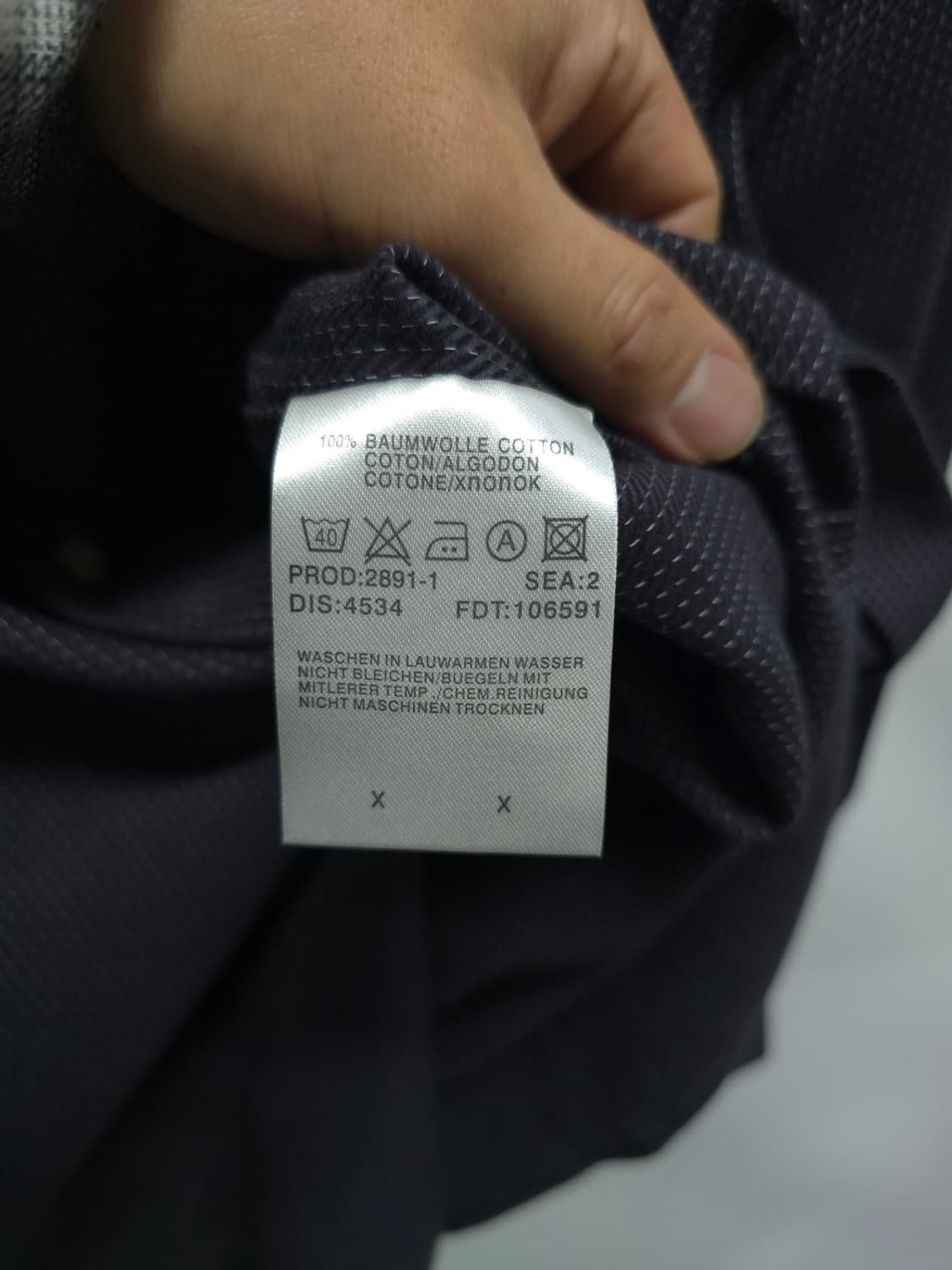 에르메네질도 제냐(Zegna) 블랙 스티치셔츠 (100~105) 상품이미지10