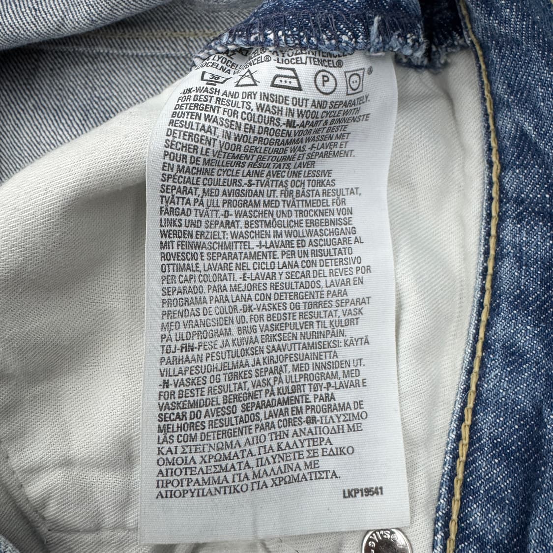 리바이스 엔진 엔지니어드 워싱 데님팬츠 상품이미지8