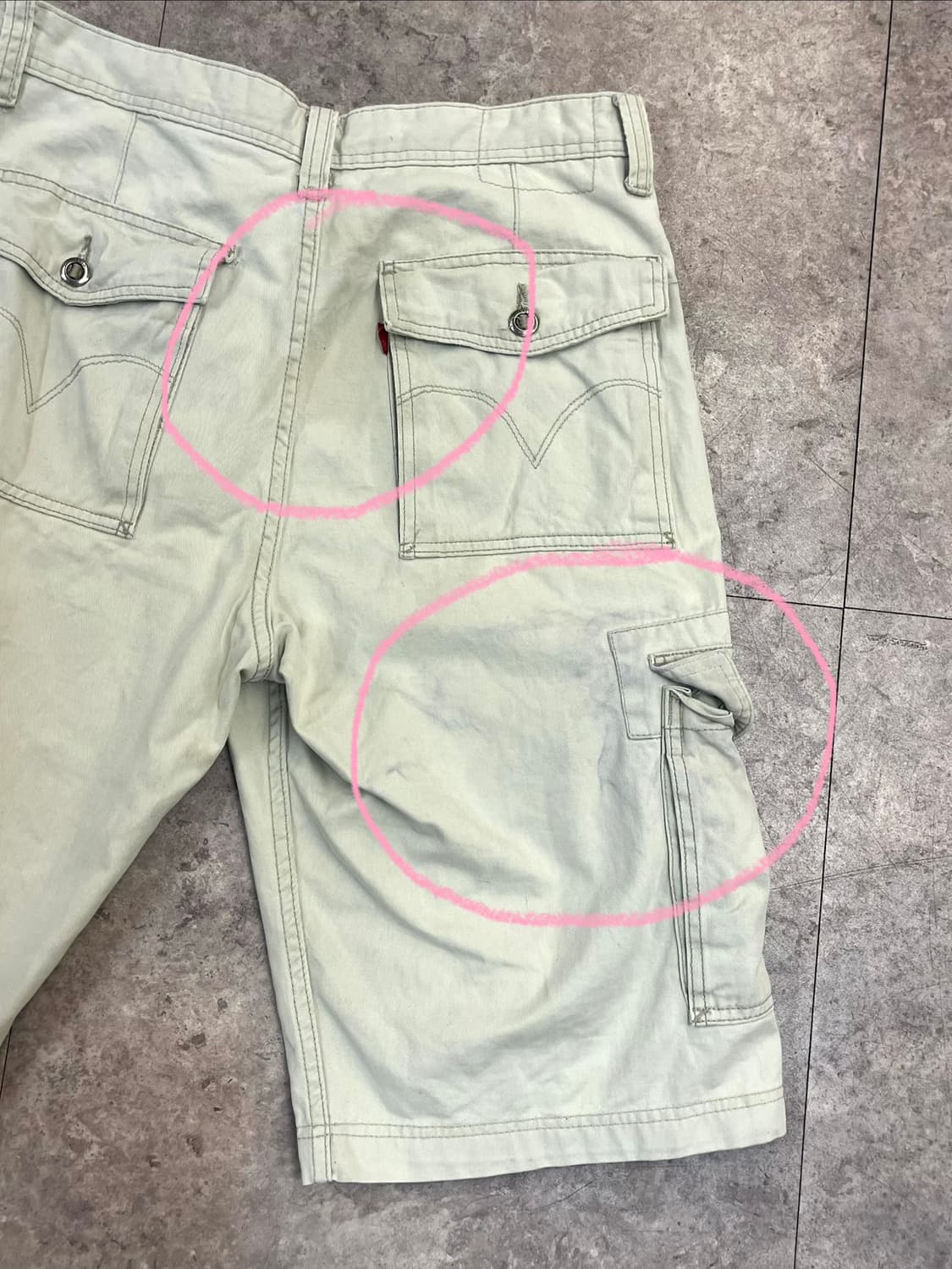 리바이스 카고 하프 팬츠 W32 L32 #csz3380 상품이미지8
