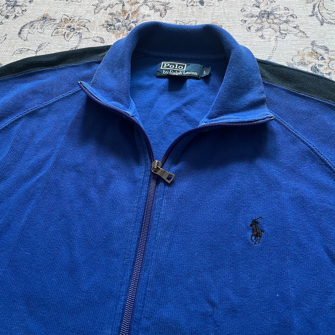 폴로 자수 포니 투웨이 코튼 집업 상품이미지2