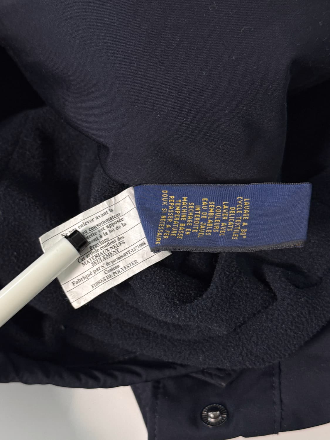 폴로 랄프로렌 루즈핏 신형 딥네이비 패커블 후드 봄버 점퍼  상품이미지7