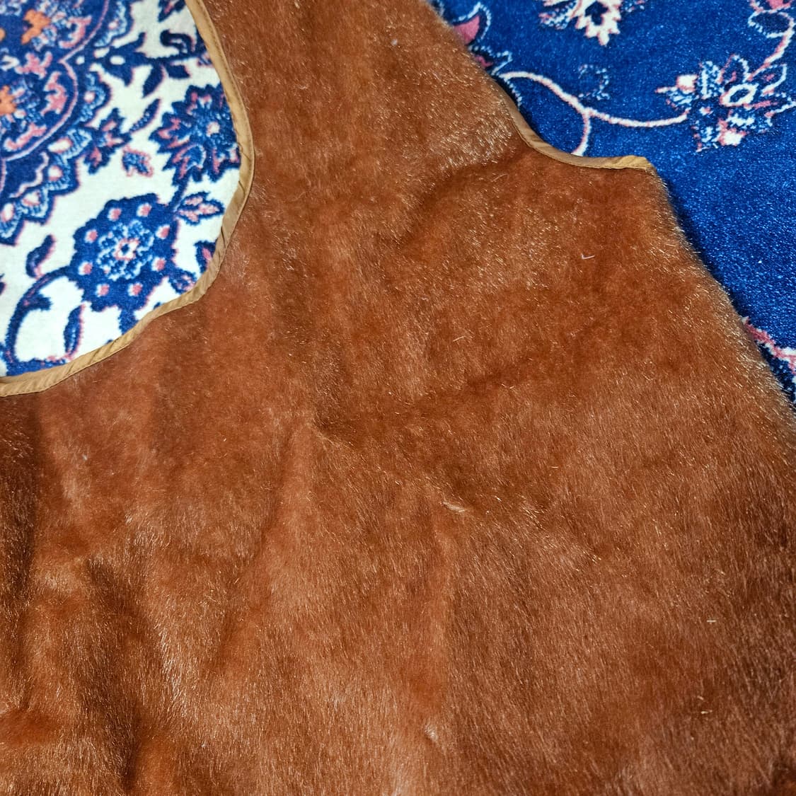 엠마커(M.marker) 브라운 퍼 빅 쇼퍼백 Free 상품이미지3