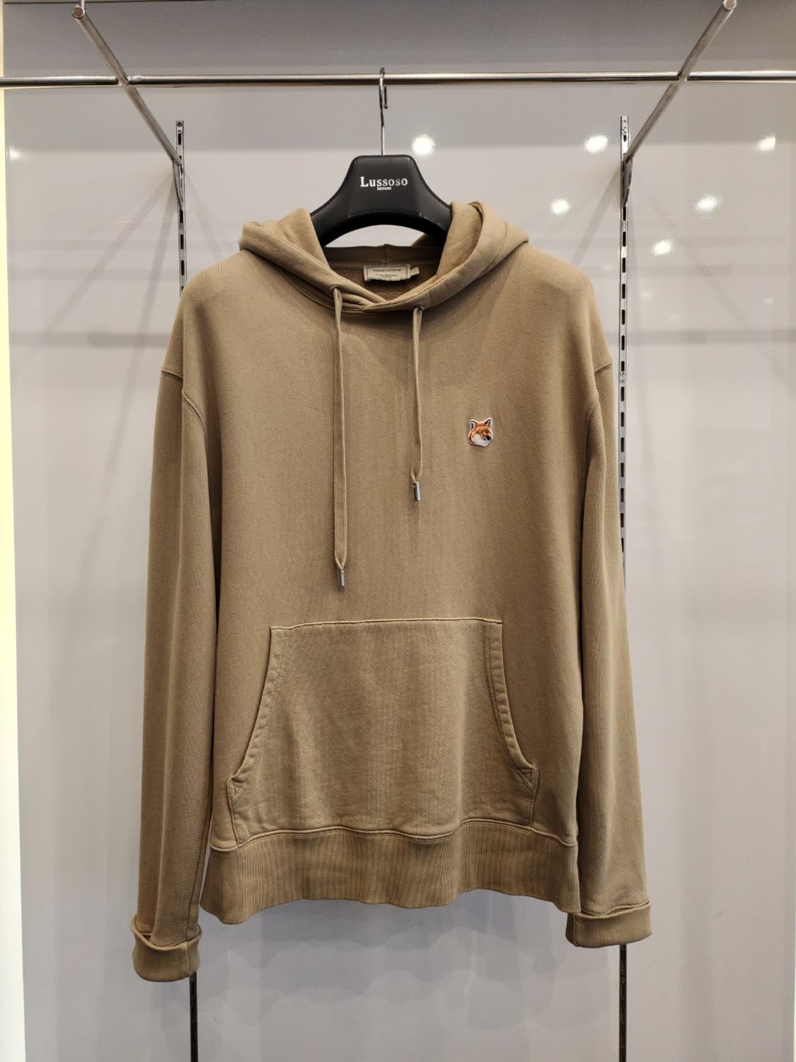 메종키츠네 폭스헤드 후드티L 상품이미지4