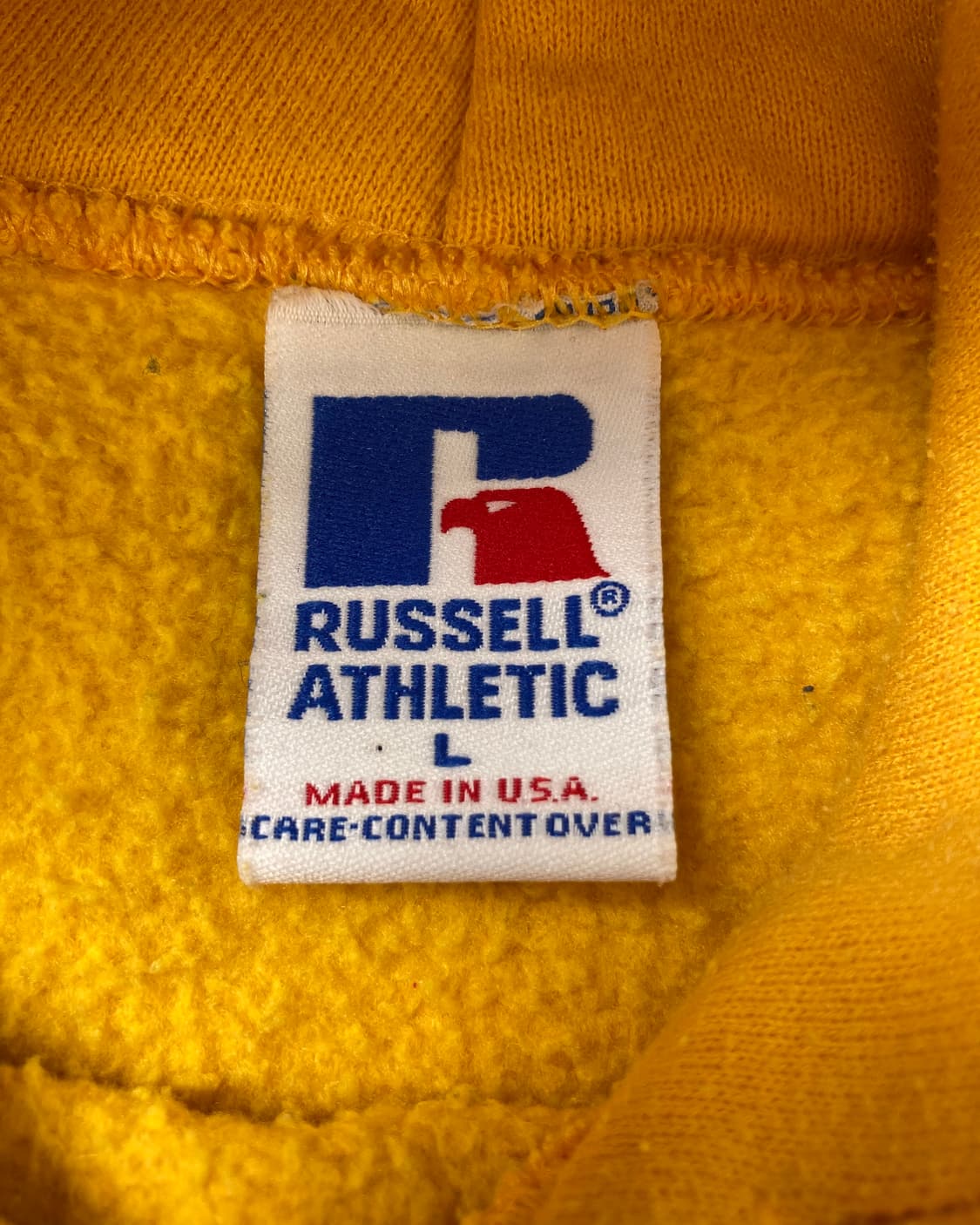 90s Russell Hoodie (yellow) 상품이미지3