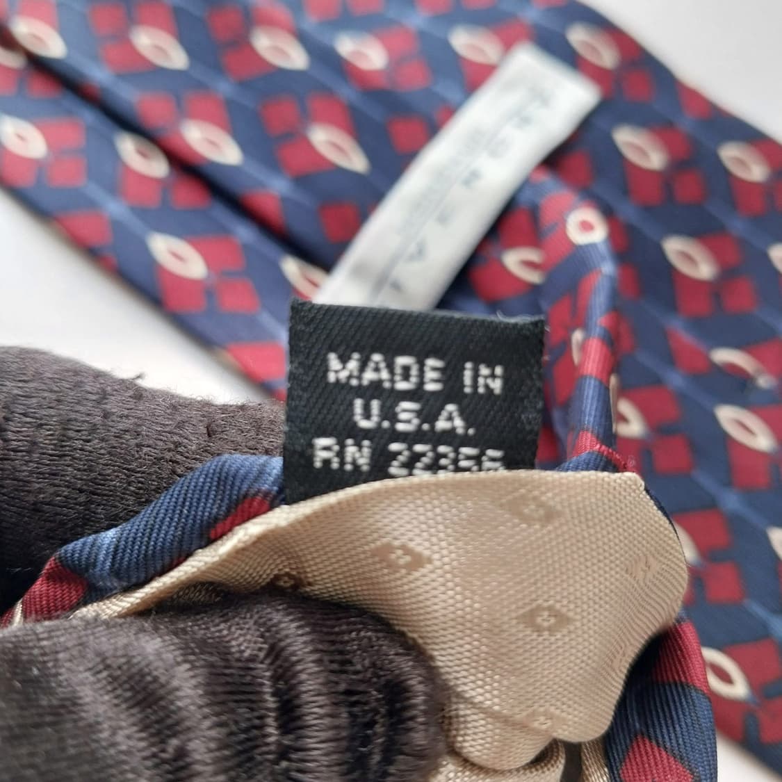 GIVENCHY 지방시 넥타이 네이비 패턴 A~B등급 K2428 상품이미지9