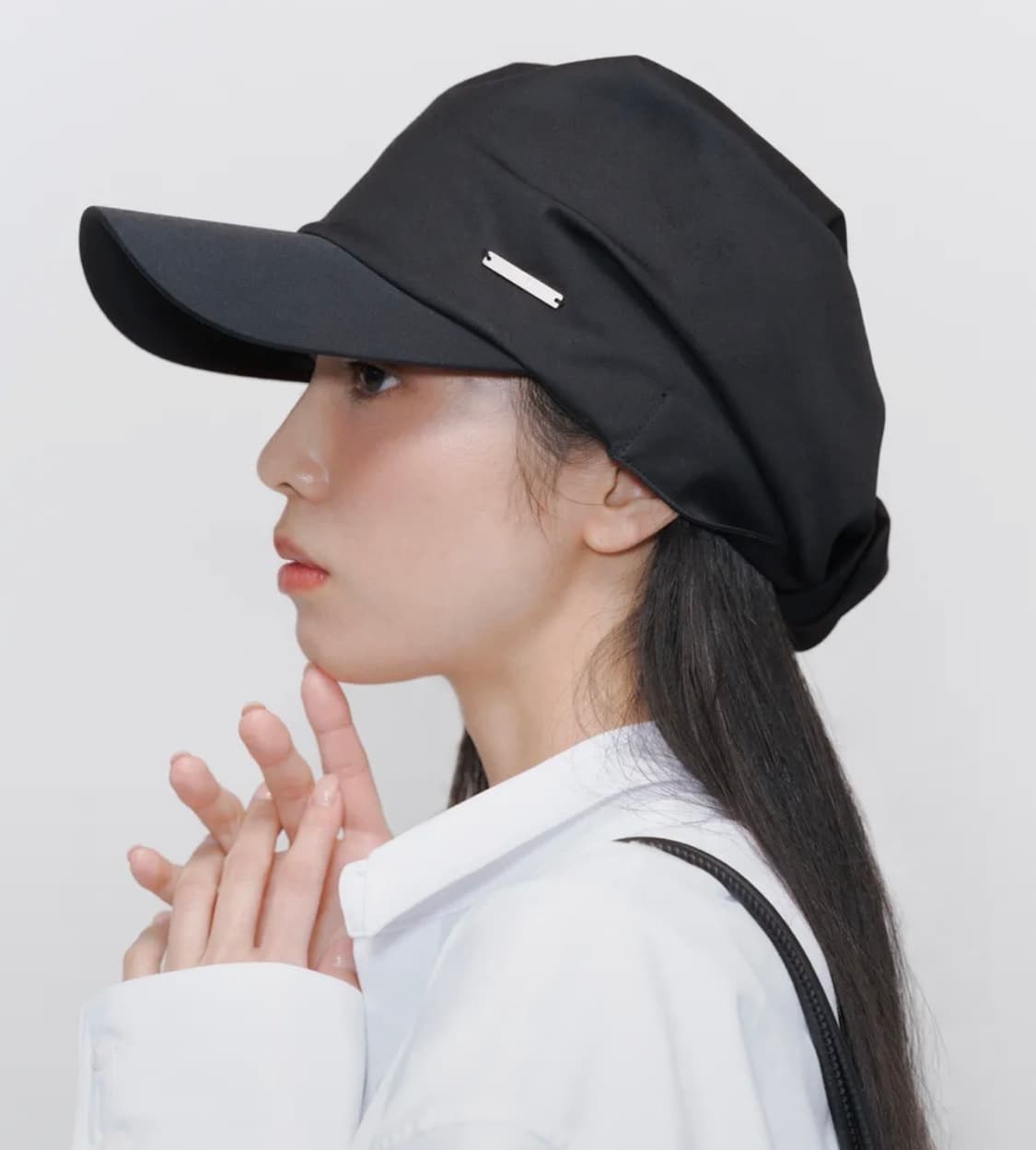 [새제품] Tie-up scarf bandana cap BLACK 상품이미지1