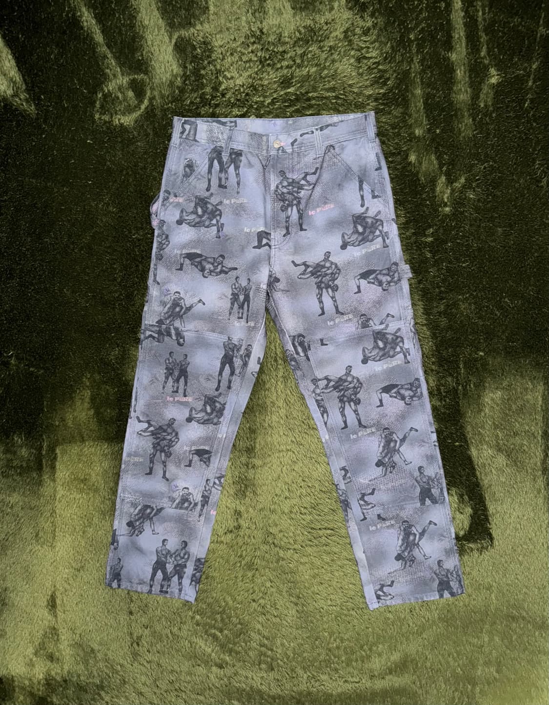 [32] Le Pere 르 뻬흐 X 체리 킴 콜라보 더블니 팬츠 상품이미지1