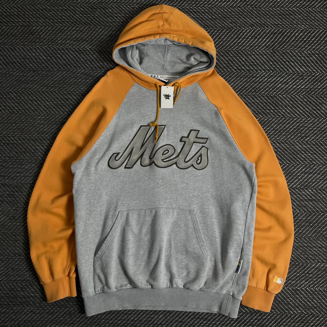 00s MLB WWS 뉴욕 메츠 바시티 후드 티셔츠o 3140 상품이미지1