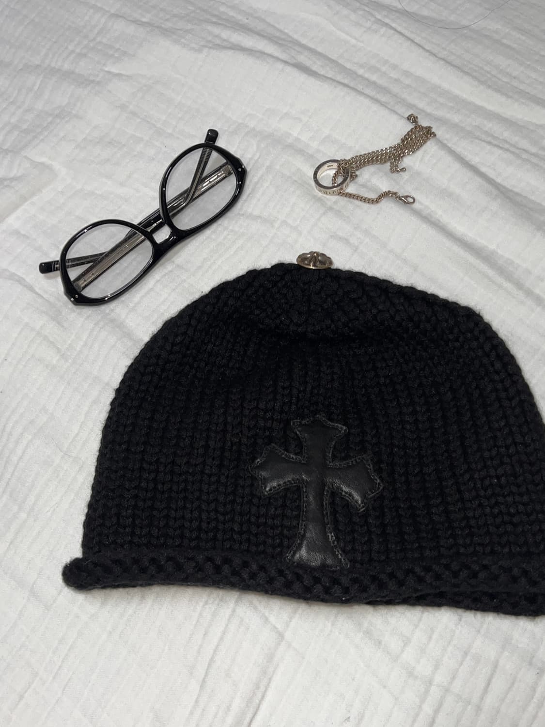 크롬하츠 크로스 비니 (캐시미어) 상품이미지1