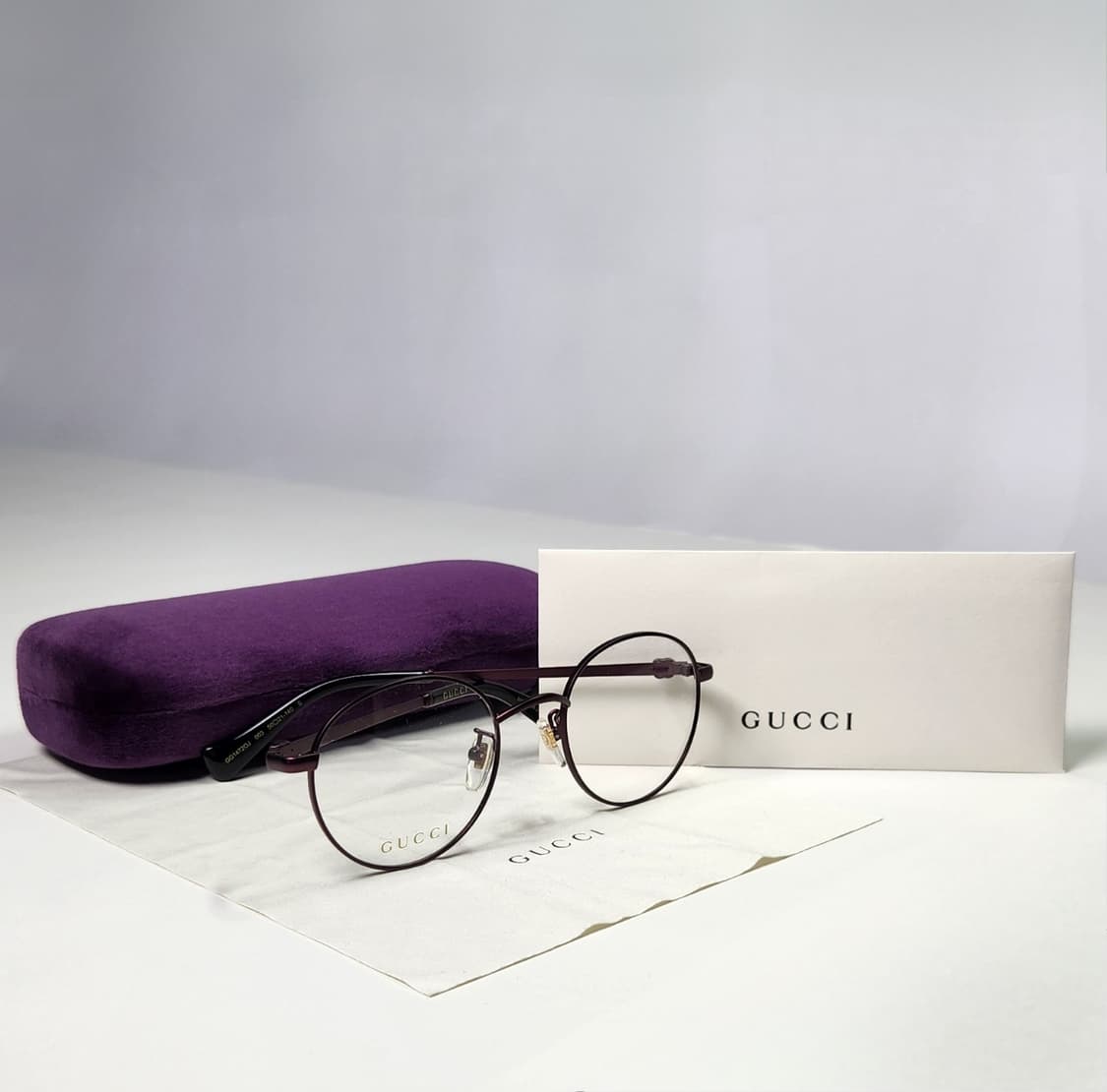 구찌 명품 메탈 라운드 안경테 [새상품&정품] 상품이미지2