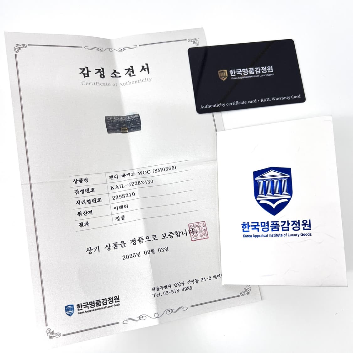 [감정완료] 펜디 WOC 체인 장지갑 크로스백 블랙 상품이미지2