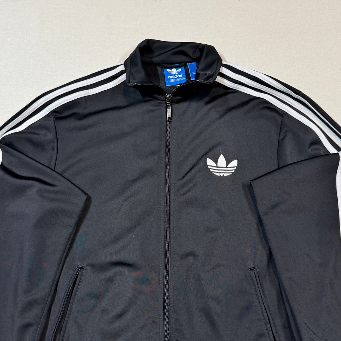 100) 아디다스 파이어버드 삼선 져지 트랙탑 집업 블랙 A1 상품이미지3