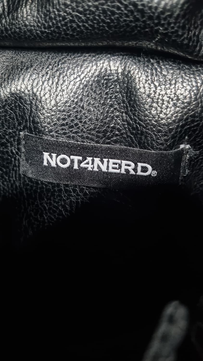 낫포너드 오버핏 레더패딩105~115(가슴단면68) 3번내외착용 상품이미지3