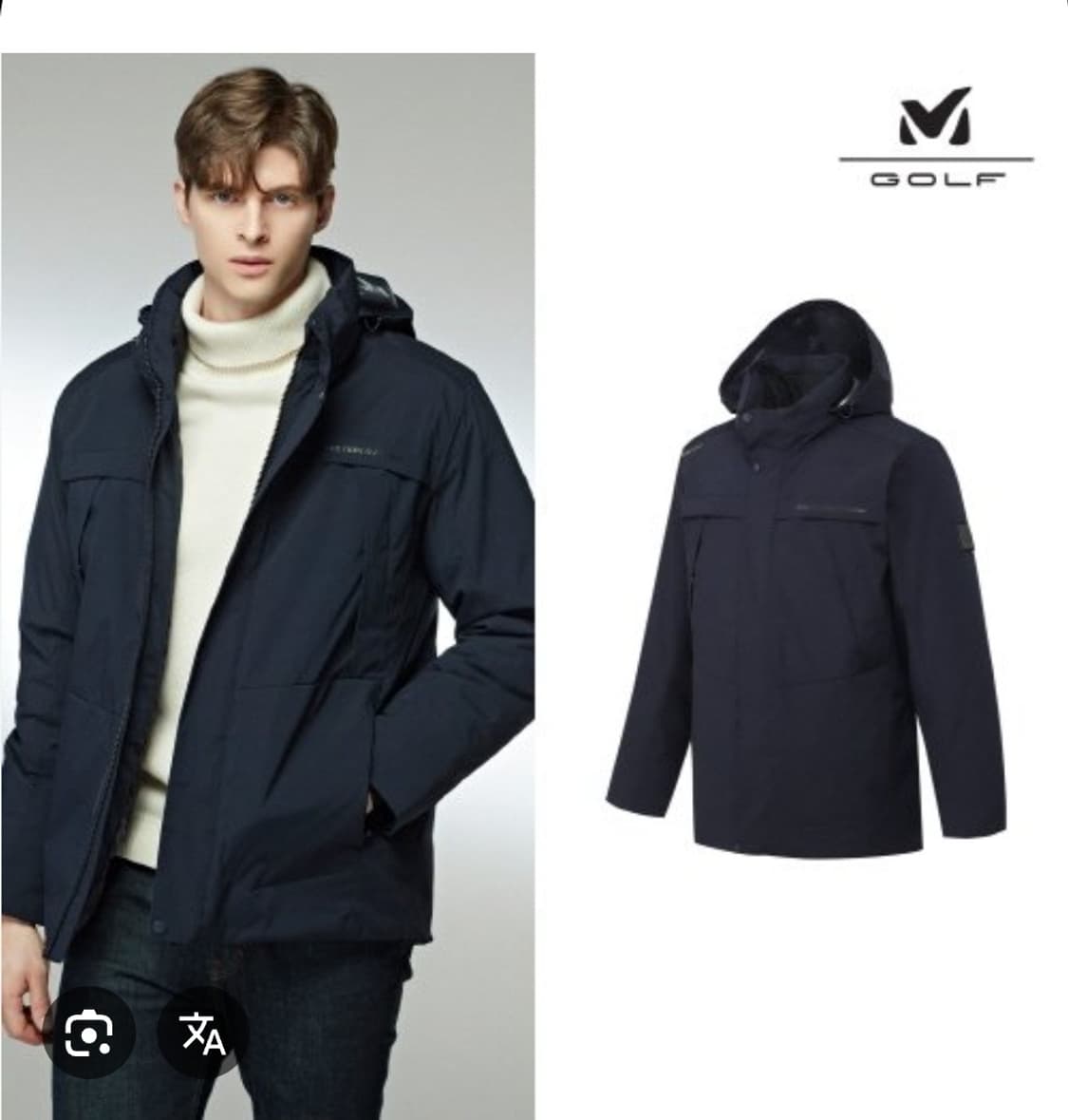 밀레골프 24FW 최신상 고기능성 헤비 덕다운 패딩  100 상품이미지1