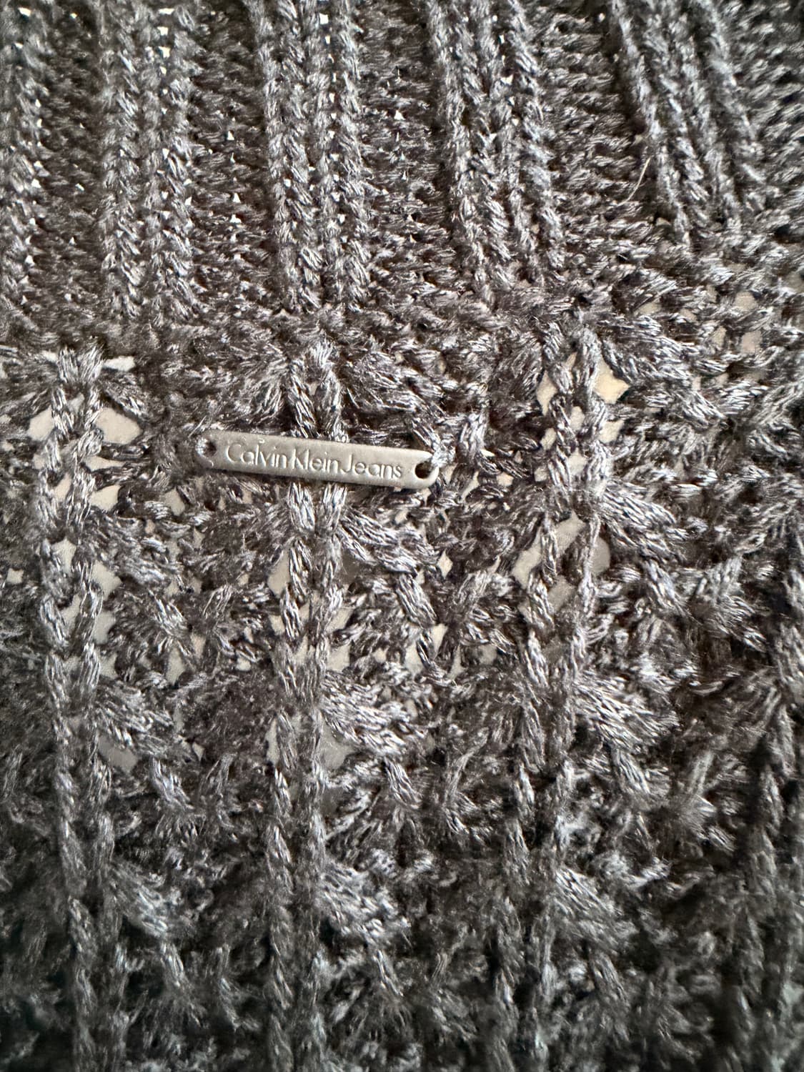 캘빈클라인 진 ((새상품)) 블랙니트  상품이미지7