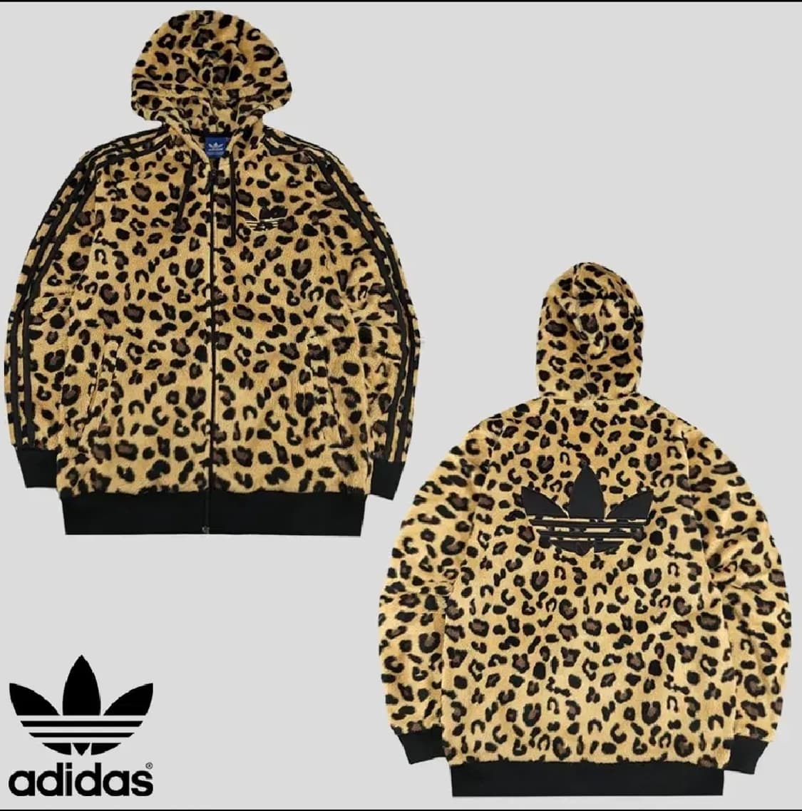아디다스 희귀 쉐르파 파이어버드 호피 후리스 집업 히메갸루 대장템 상품이미지7