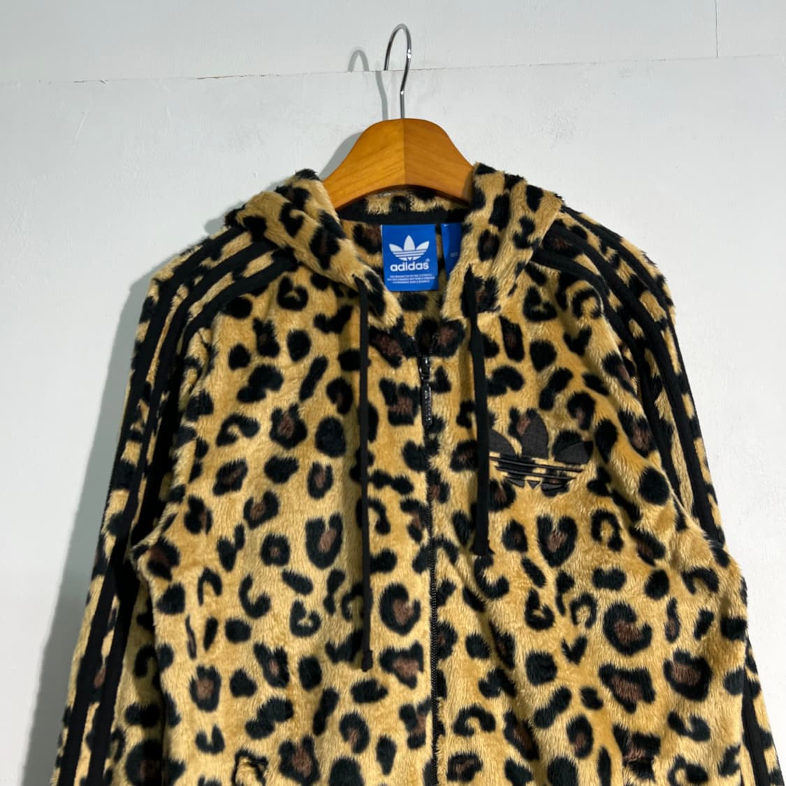 Adidas 호피 쉐르파 후드집업 85 상품이미지2