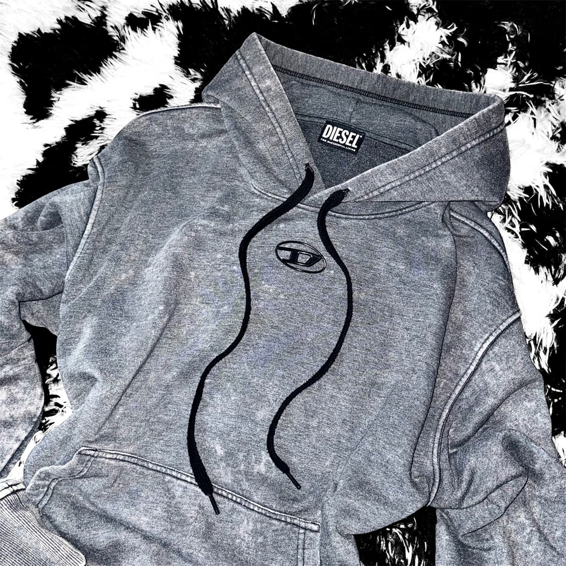 Diesel s-max overdyed hoodie 상품이미지2