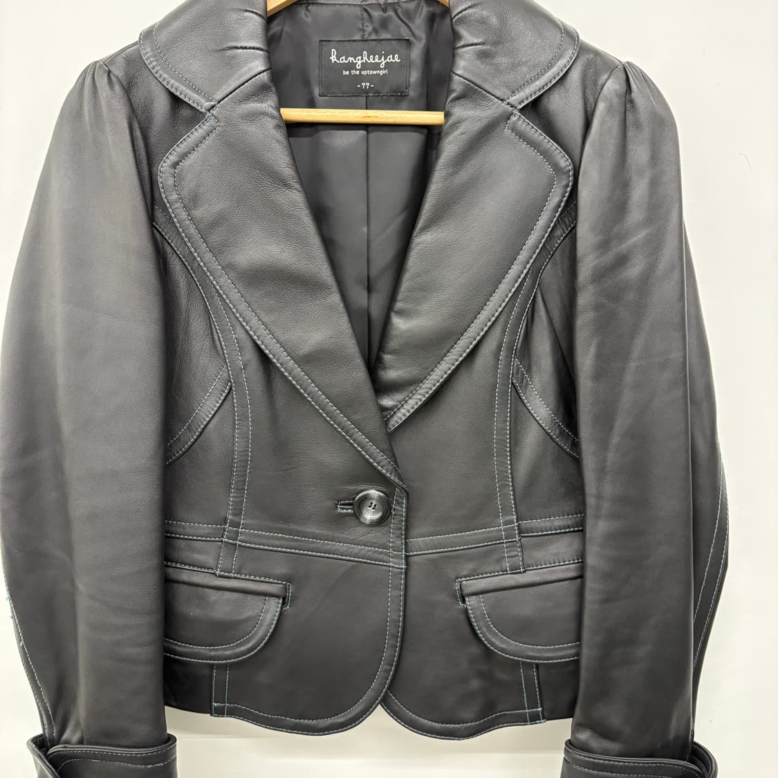 hangheejae 블랙 양가죽 여성 자켓 S 상품이미지2