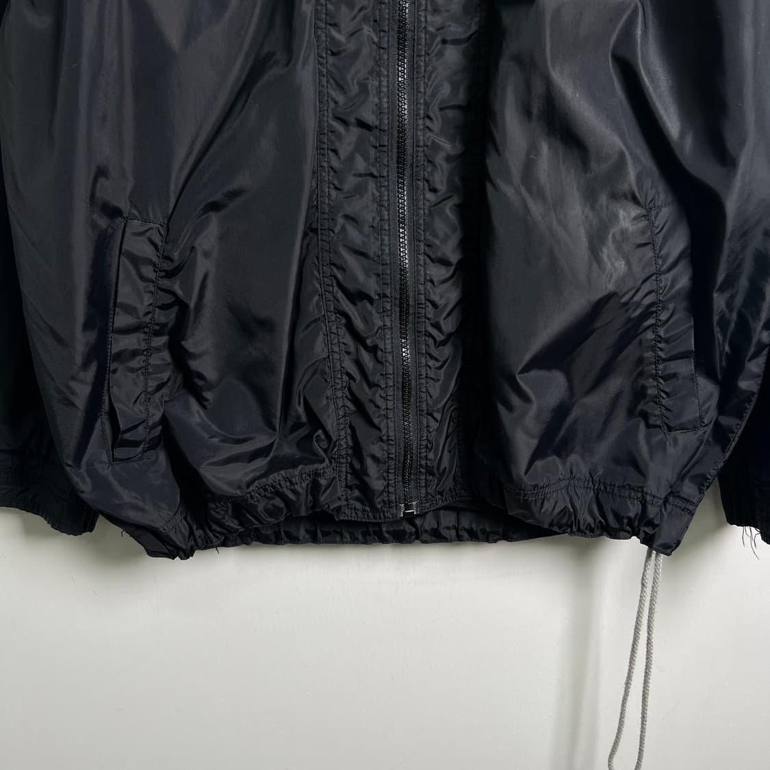 90's 나이키 올드스쿨 블랙 바람막이 자켓 L 상품이미지5