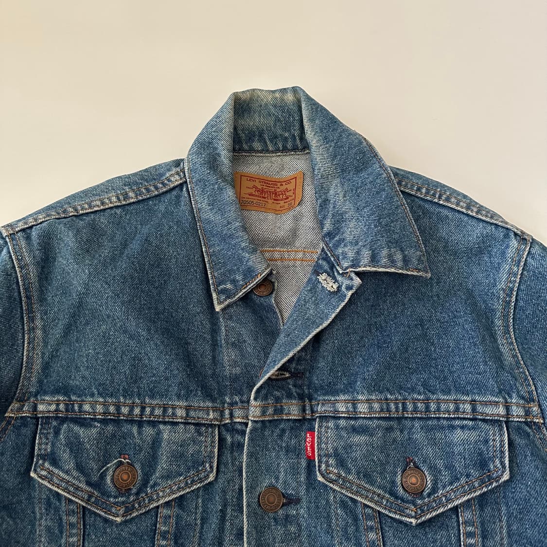 90‘s 리바이스 levis 데님자켓 청자켓 상품이미지2