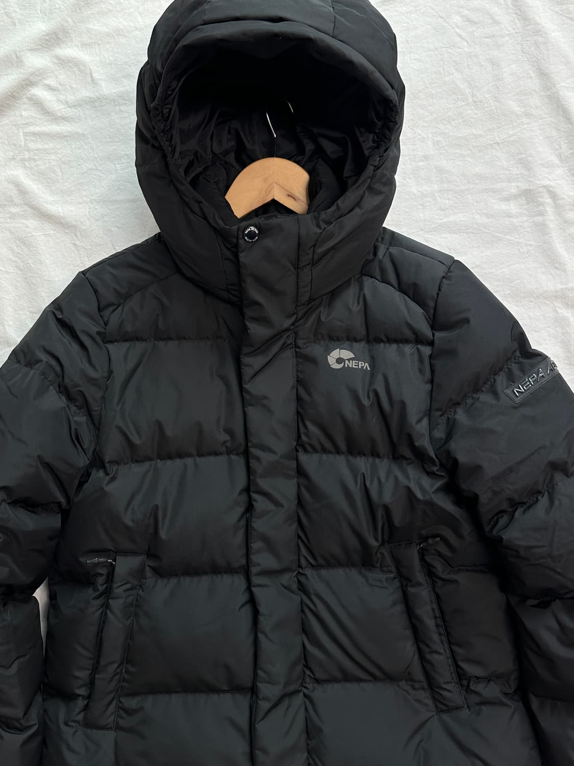 네파 덕다운 롱패딩 블랙 상품이미지2