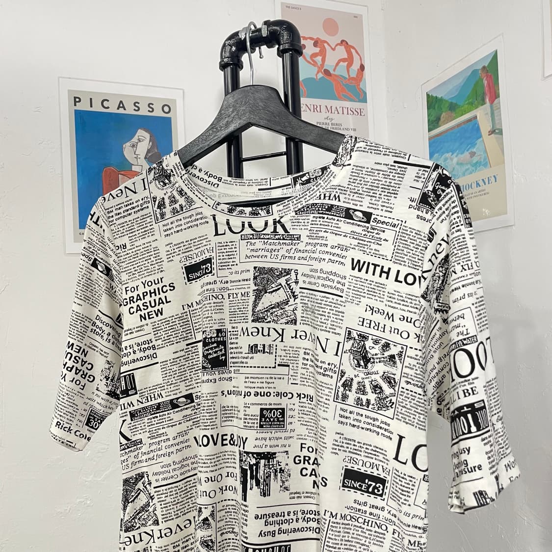 펑크 레터링 반팔 티셔츠 상품이미지4